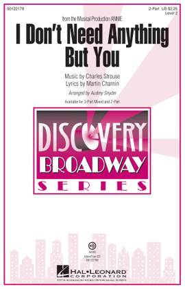 Charles Strouse: I Don't Need Anything But You