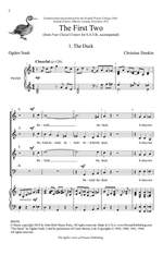 Christine Donkin: Four Choral Critters - The First Two Product Image