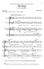 Brian Tate: We Sing Product Image