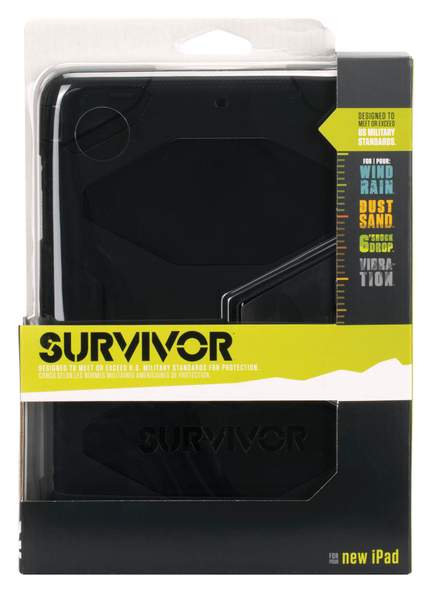 Survivor case for iPad Air- Black