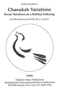 Joshua Jacobson: Chanukah Variations