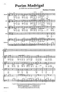 Herbert Fromm: Purim Madrigal