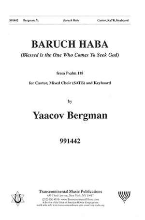 Yaacov Bergman: Baruch Haba