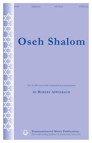 Robert Applebaum: Oseh Shalom