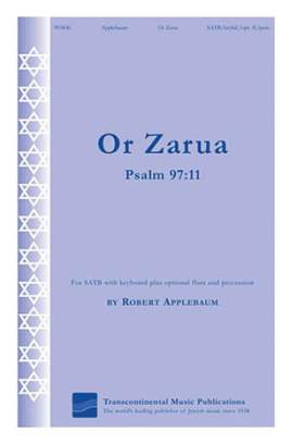 Robert Applebaum: Or Zarua (Light Is Sown)