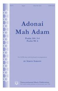 Simon Sargon: Adonai Mah Adam