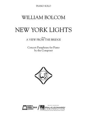 William Bolcom: New York Lights