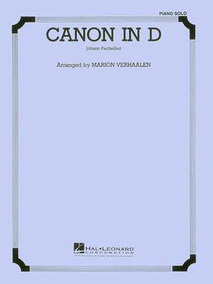 Johann Pachelbel: Canon in D - Piano or Organ Solo