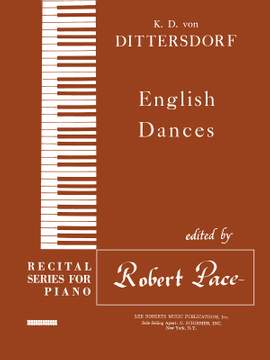 Carl Ditters von Dittersdorf: English Dances Recital Series For Piano Brown