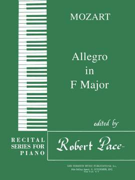 Wolfgang Amadeus Mozart: Allegro in F Major