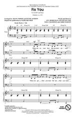 Coldplay: Fix You (from Glee) SATB Product Image