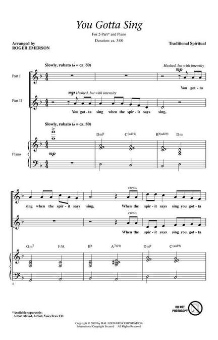You Gotta Sing
