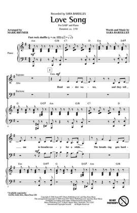 Sara Bareilles: Love Song