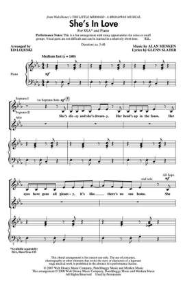 Alan Menken_Glenn Slater: She's in Love