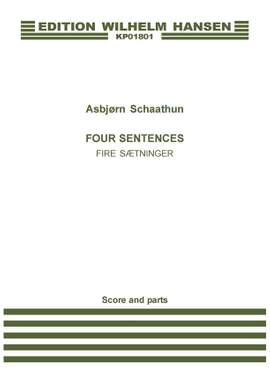 Asbjørn Schaathun: Fire Sætninger (Four Sentences)