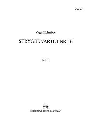 Vagn Holmboe: String Quartet No.16 Op.146