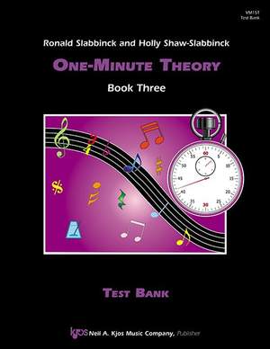 One-Minute Theory, Book 3 - Test Bank