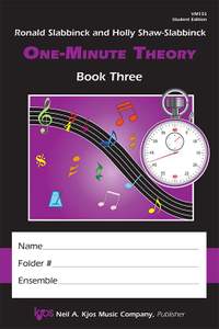 Ronald Slabbinck: One-Minute Theory Book 3 Student Choral Method