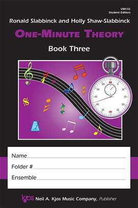 Ronald Slabbinck: One-Minute Theory Book 3 Student Choral Method