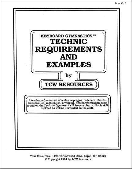 Keyboard Gymnastics Technic Examples & Requirement