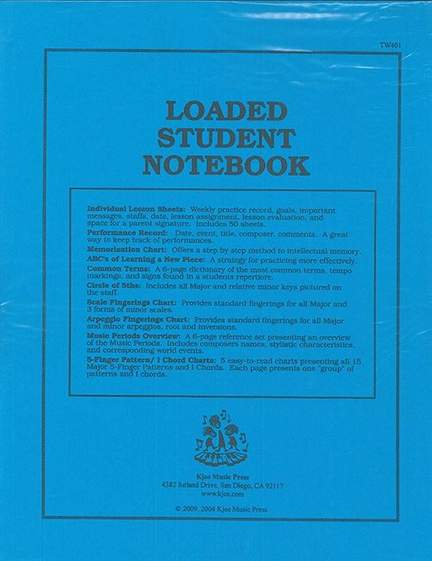 The Loaded Student Notebook