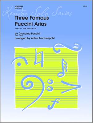 Puccini: Three Famous Puccini Arias