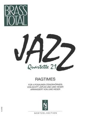 Joplin Scott Jazz Quartette 21 Ragtimes (Arr. Heger Uwe) 4 Trombones