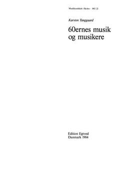 60'ernes Musik og Musikere