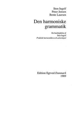 Den Harmoniske Gramatik