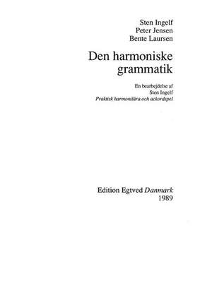 Den Harmoniske Gramatik