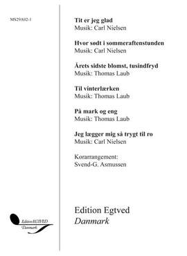 Thomas Laub_Carl Nielsen: Tit Er Jeg Glad