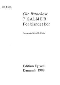 Christian Barnekow: 7 Salmer