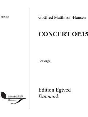 Concert Op.15 For Orgel