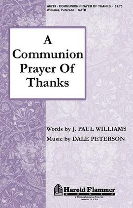 Dale Peterson_J. Paul Williams: A Communion Prayer of Thanks