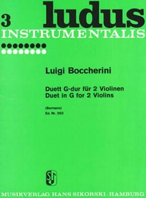 Luigi Boccherini: Duett G-Dur für zwei Violinen