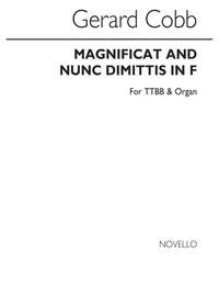 Gerard Cobb: Magnificat And Nunc Dimittis In F