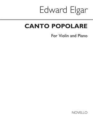 Elgar: Canto Popolare arr. Violin and Piano