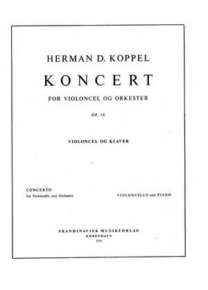 Herman D. Koppel: Concerto For Cello And Orchestra Op.56