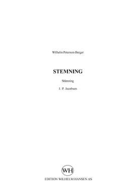 Wilhelm Peterson-Berger_J.P. Jacobsen: Stemning