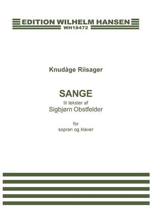 Knudåge Riisager_Sigbjørn Obstfelder: Sange Til Tekster Af Sigbjørn Obstfelder