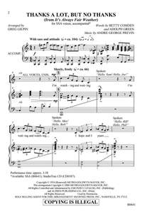 Thanks a Lot, But No Thanks