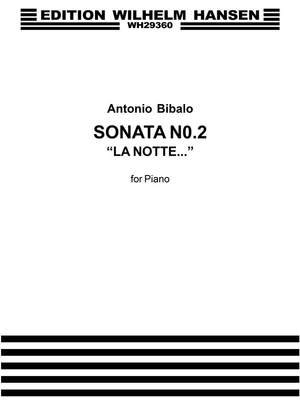 Antonio Bibalo: Sonate Nr. 2 La Notte