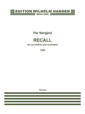 Recall - Concerto for Accordion and Orchestra