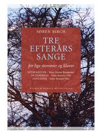Tre Efterarssange