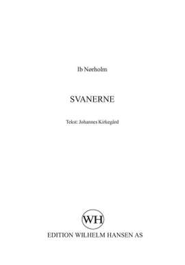 Ib Norholm_Johannes Kirkegård: Svanerne