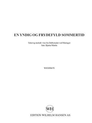 Bjarne Martin: En Yndig og Frydefyld Sommerti