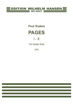 Poul Ruders: Pages I-X