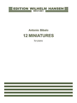 Antonio Bibalo: 12 Miniatures