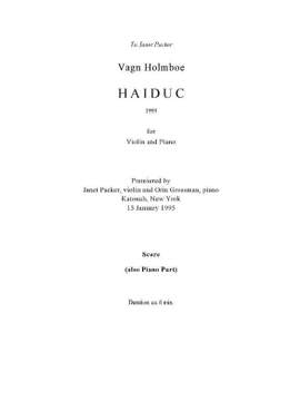 Haiduc Op. 193