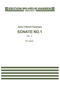 John Väinö Forsman: Sonata No. 1 Op. 3